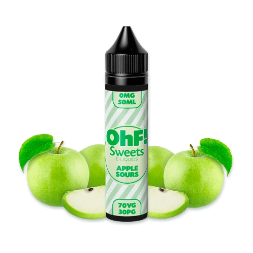 Bonbons Apple Sours 50ml 00mg-OHF