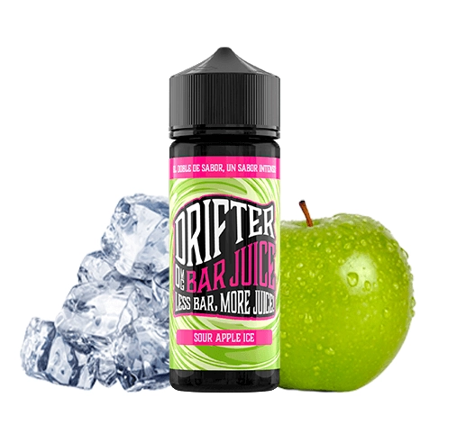 Sour Apple Ice 100ml 00mg-Juice Sauz Drifter