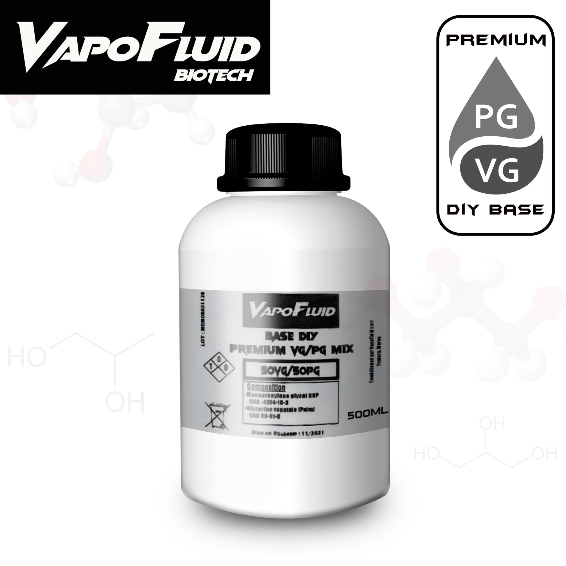 Base neutre PG/VG-Vapofluid