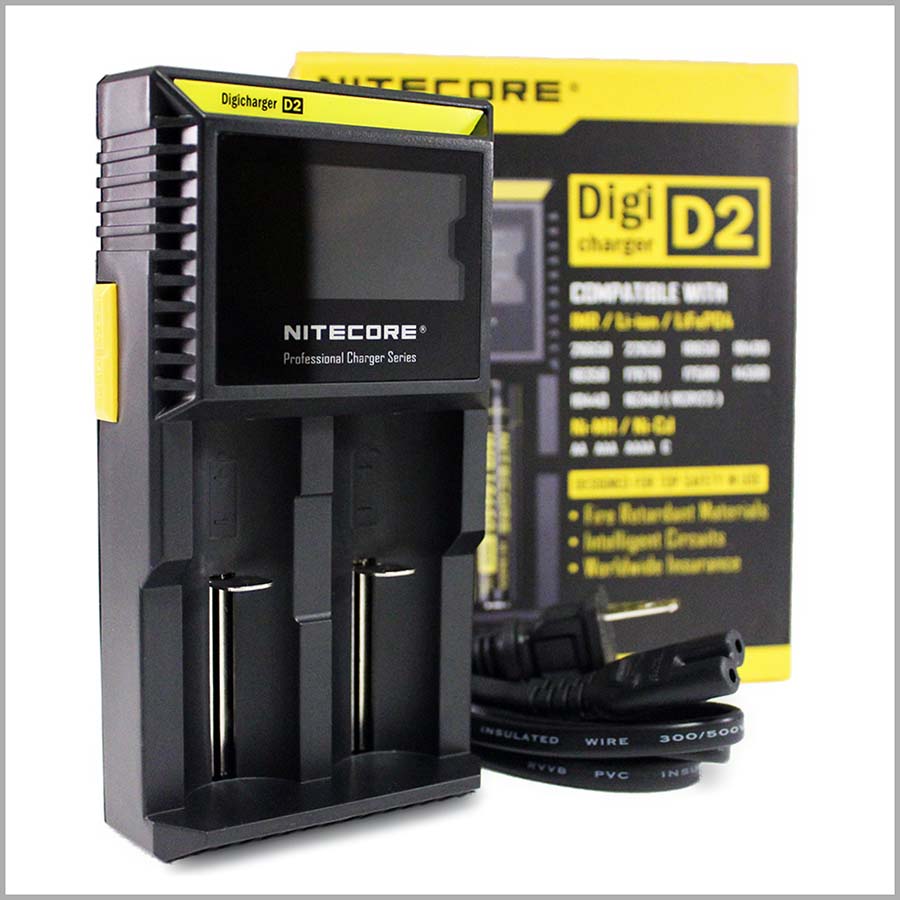 digicharger d2 nitecore ecran lcd