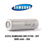 Accus 30T 21700 3000mah-Samsung