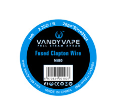  Fused Clapton Ni80 28ga*2(=)+35ga 10ft-Vandy Vape