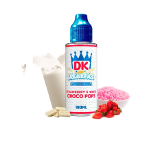 Breakfast Strawberry &amp; White Choco Pops 100ml 00mg-Donut King 