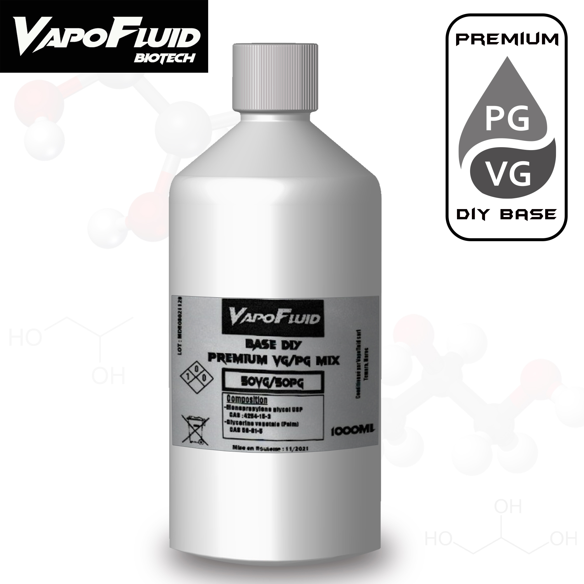 Base neutre PG/VG-Vapofluid