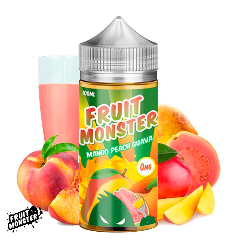 Mango Peach Guava 100ml 00mg- Fruit Monster